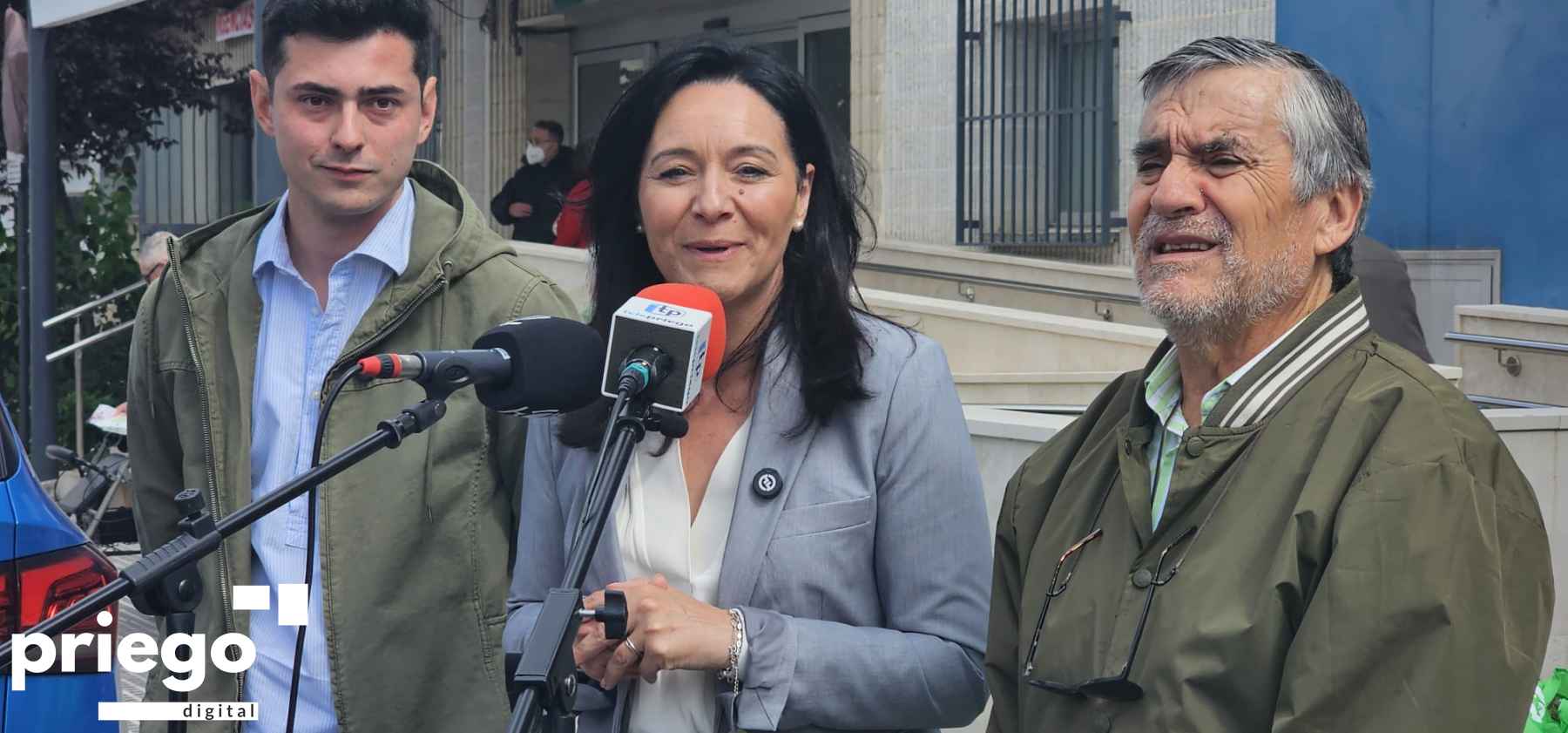 Imagen de la comparecencia ante los medios.