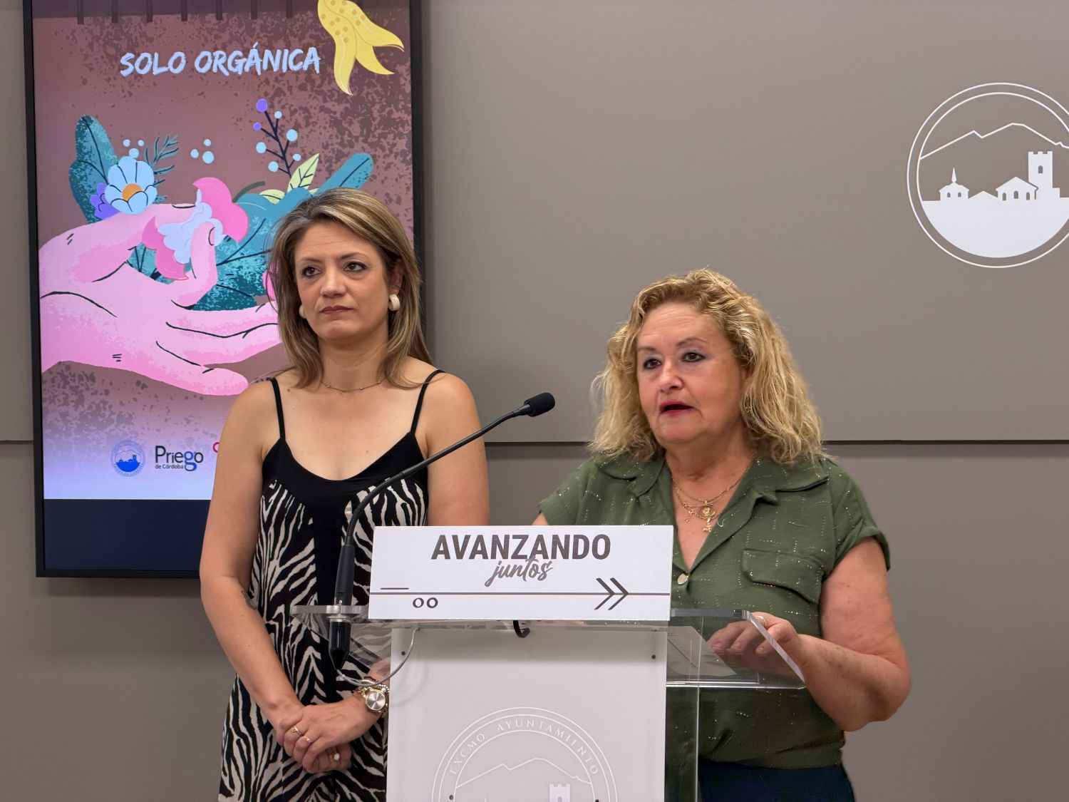 Gómez y Ramírez durante la rueda de prensa.