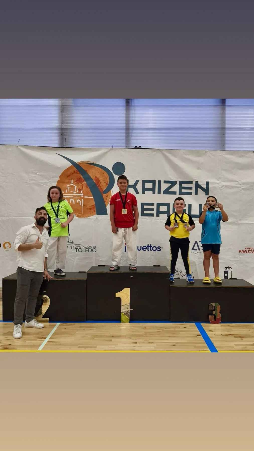 El C.D. Karate Shotokan Priego logra seis medallas en la Final de la Kaizen League.