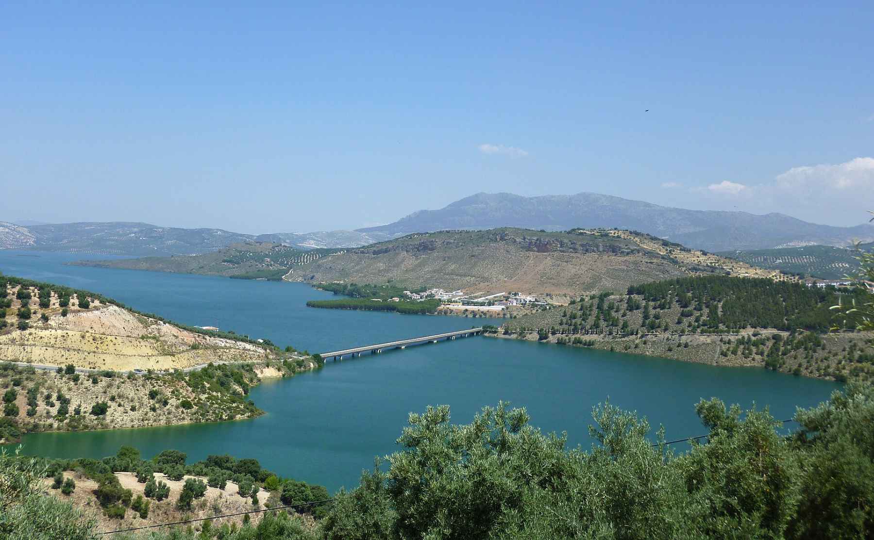 Embalse de Iznájar.