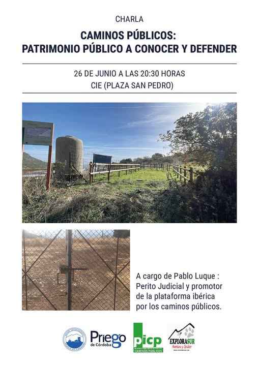 Cartel de la actividad.