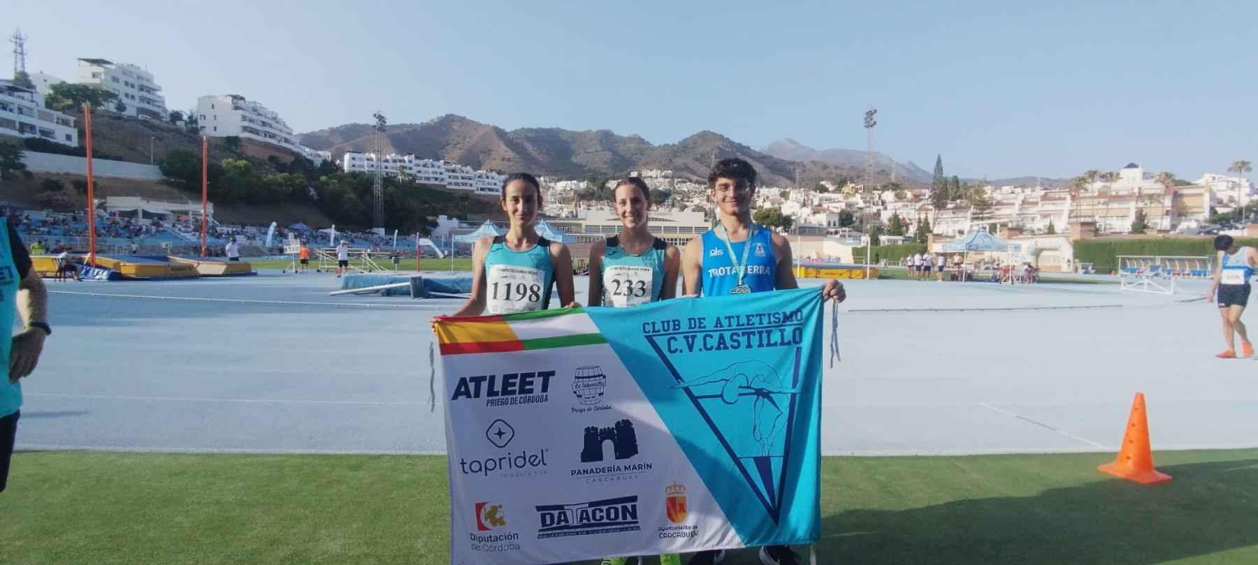 Gonzalo Hinojosa, Elvira Aguilera, Amaya Jiménez y Ana Gómez subieron al podio.