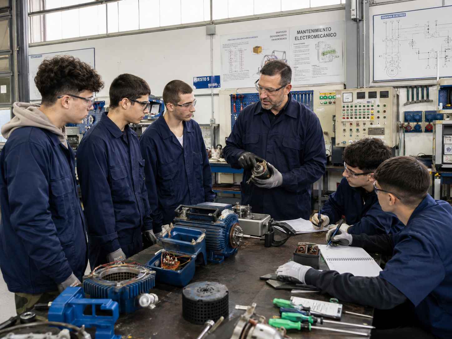 FP de formación en Mantenimiento Electromecánico.