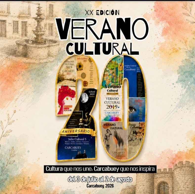 Cartel de la XX edición del Verano Cultural.