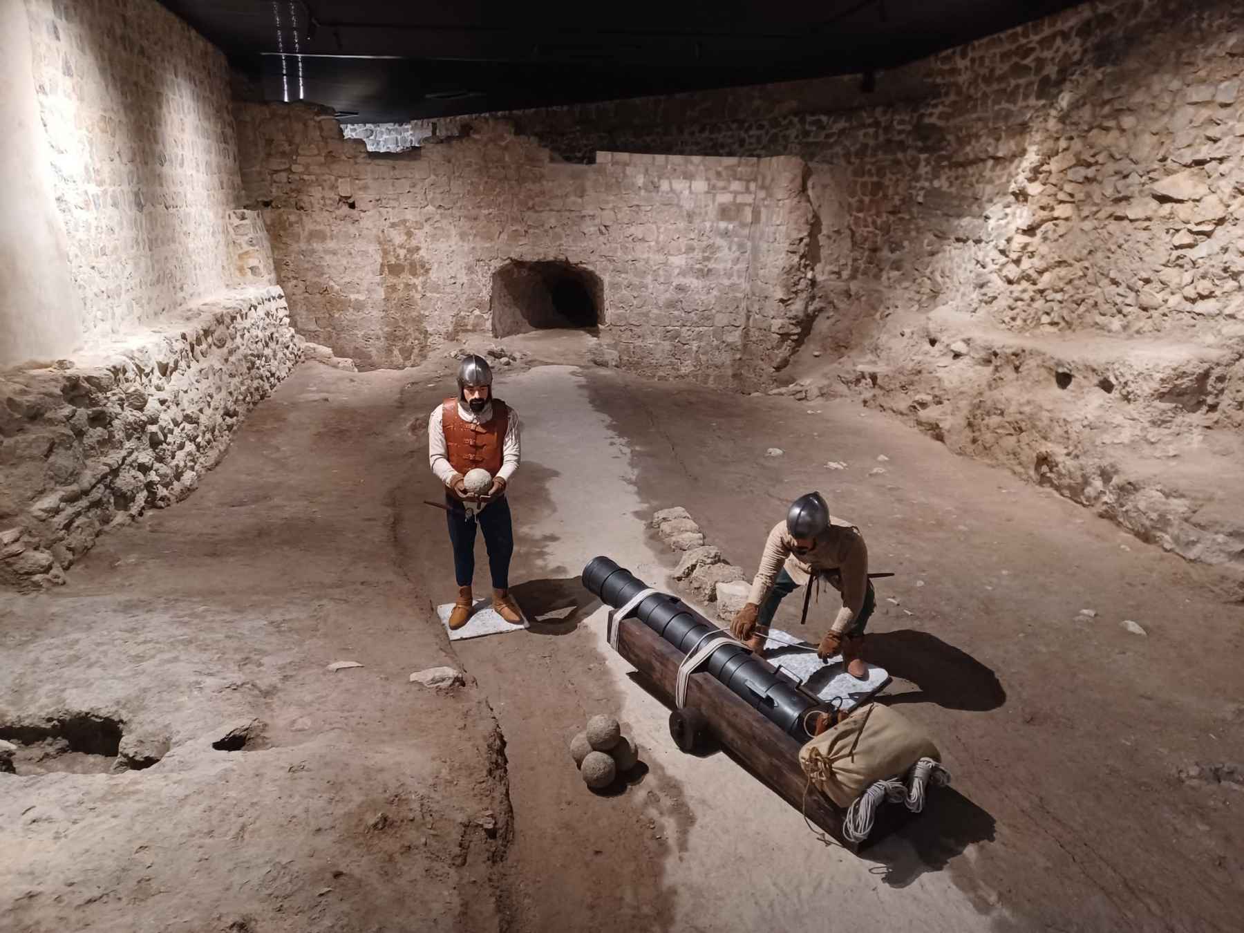 Interior del nuevo espacio visitable del Castillo de Priego.