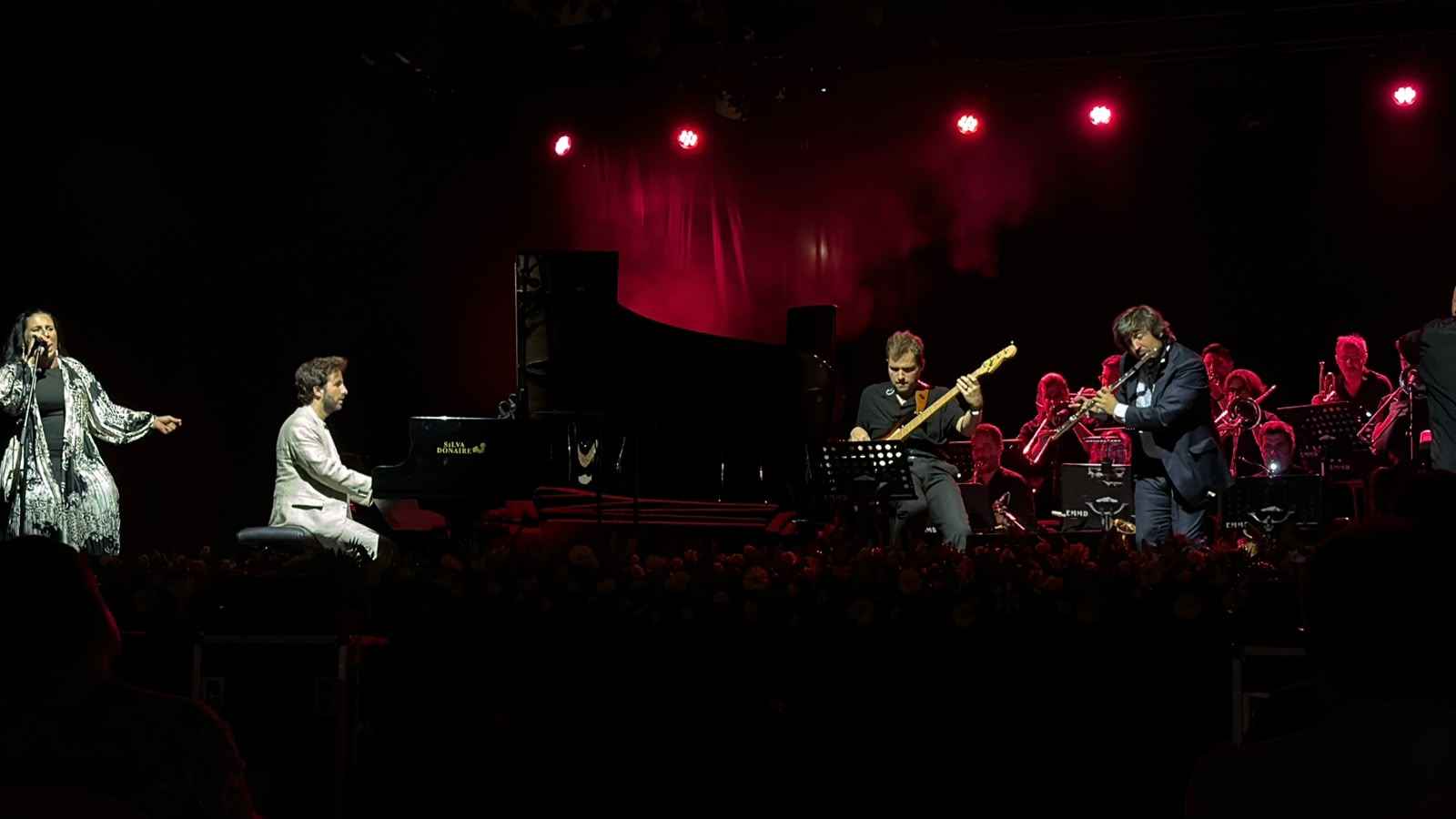 Instante del concierto.