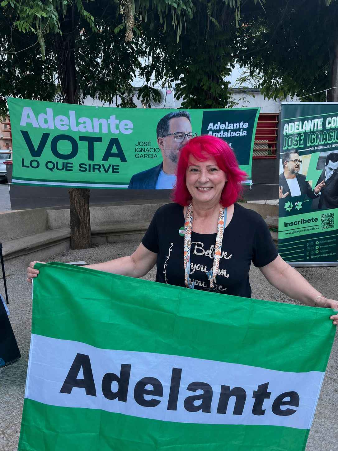 Victoria Serrano, parlamentaria de Adelante Andalucía.