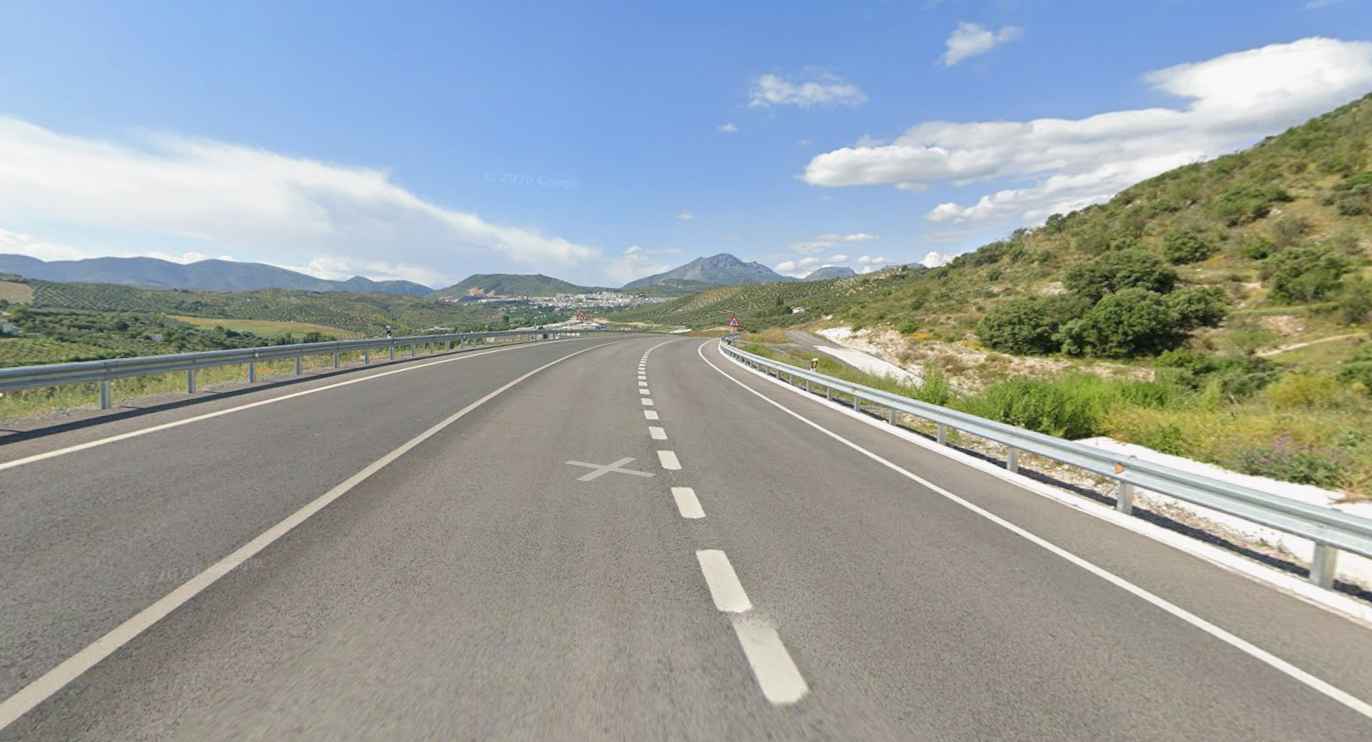 Vista del nuevo trazado de la A-333.
