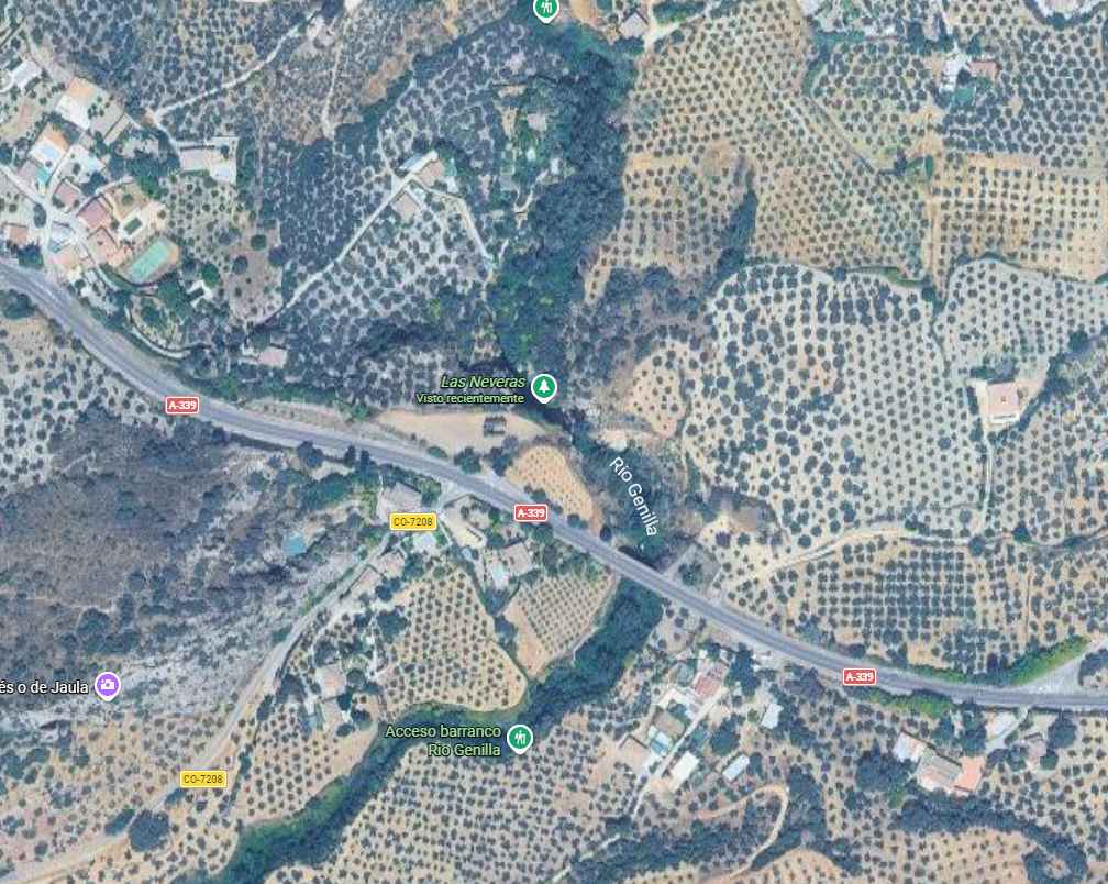 Mapa de la zona protegida.