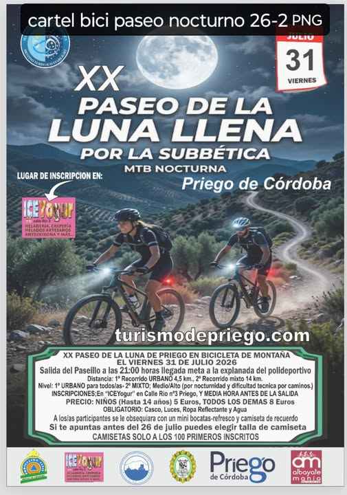 Cartel de la actividad.