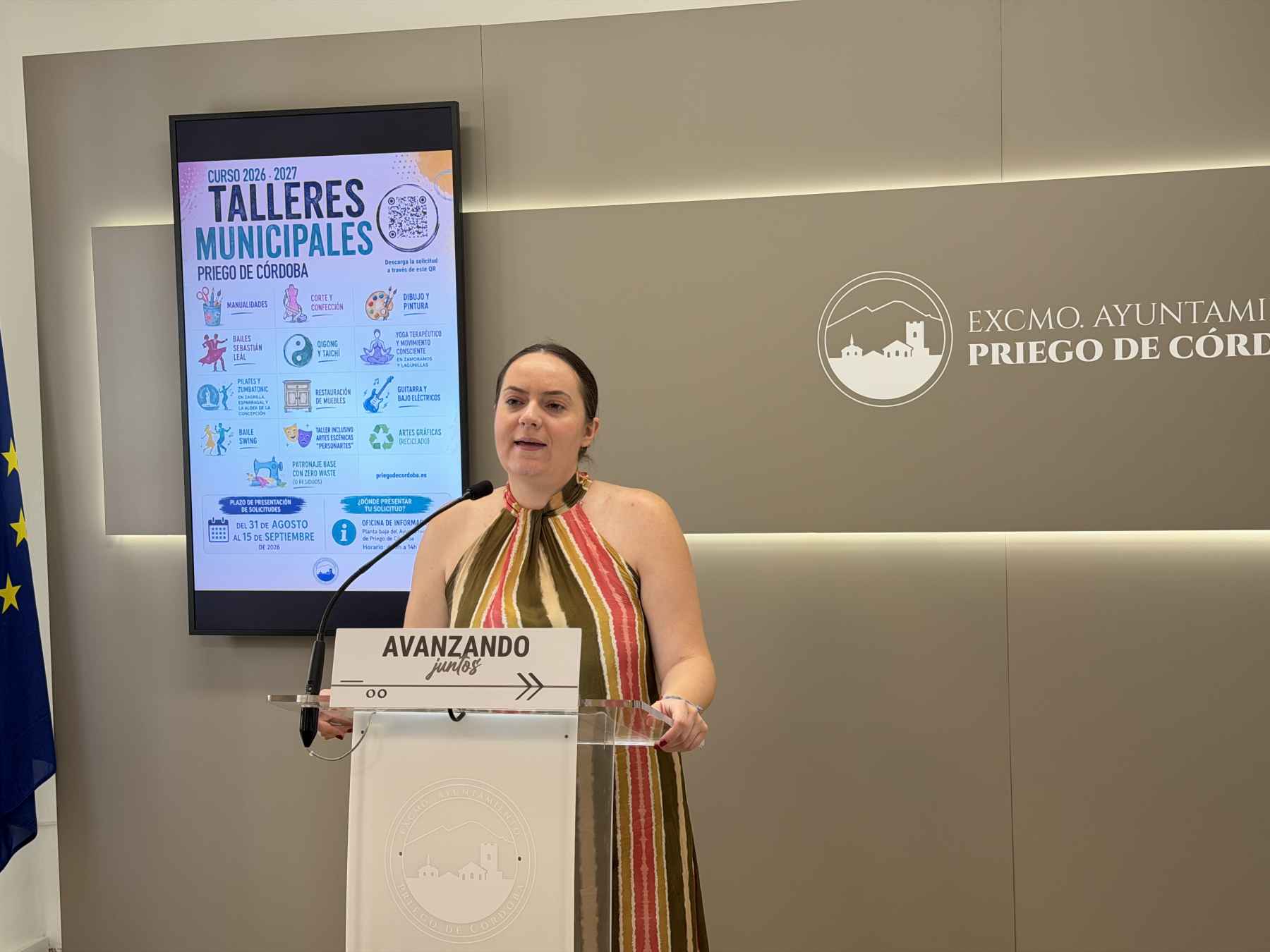 Imagen de la presentación de los talleres municipales.