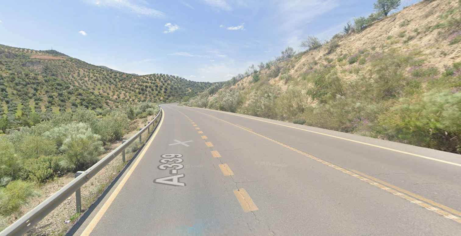KM.39  de la A339 sentido a Priego de Córdoba.