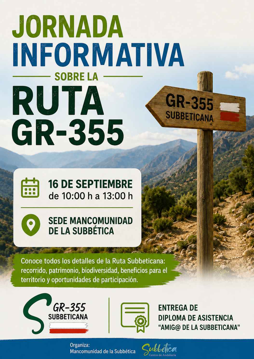 Cartel de la actividad.