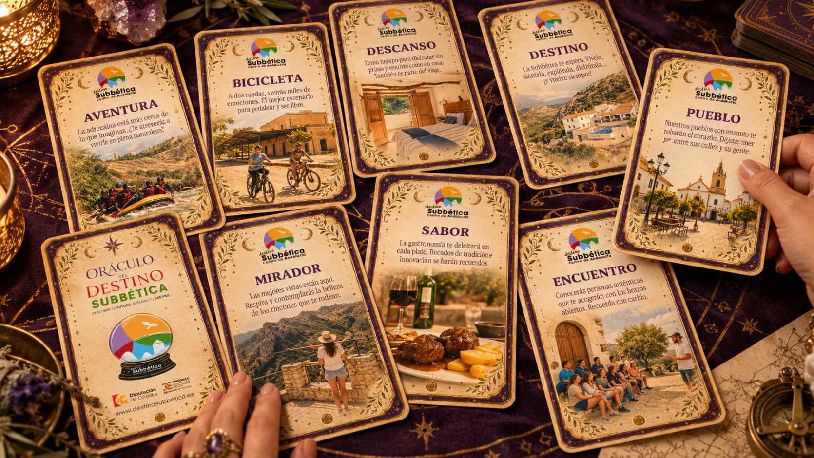 La iniciativa de street marketing está inspirada en el tarot.