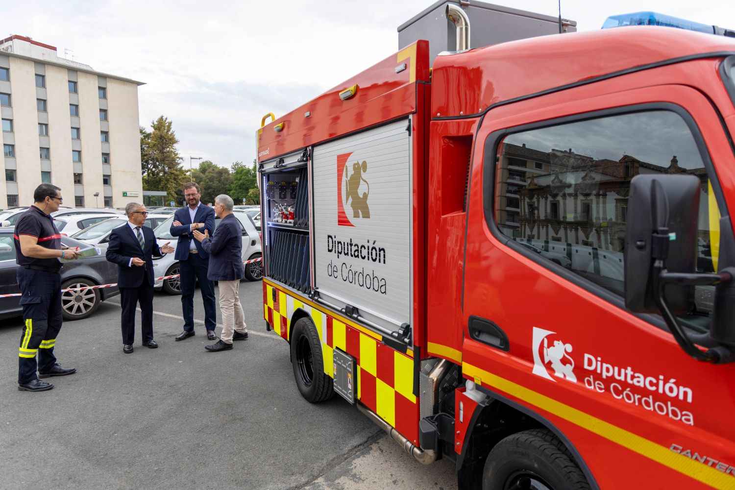 Presentación de los nuevos vehículos autobomba del Consorcio.