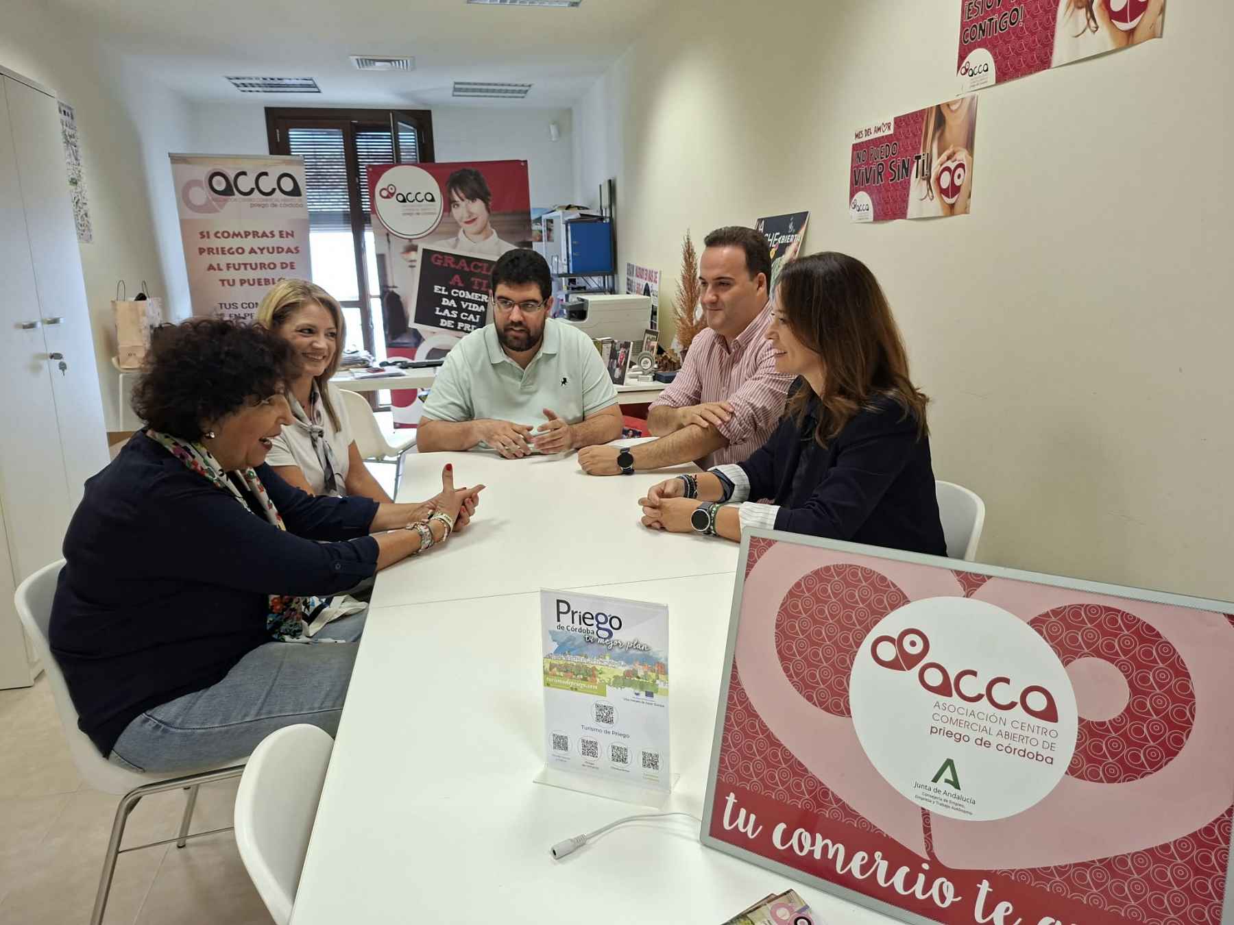 Instante de la reunión con ACCA.