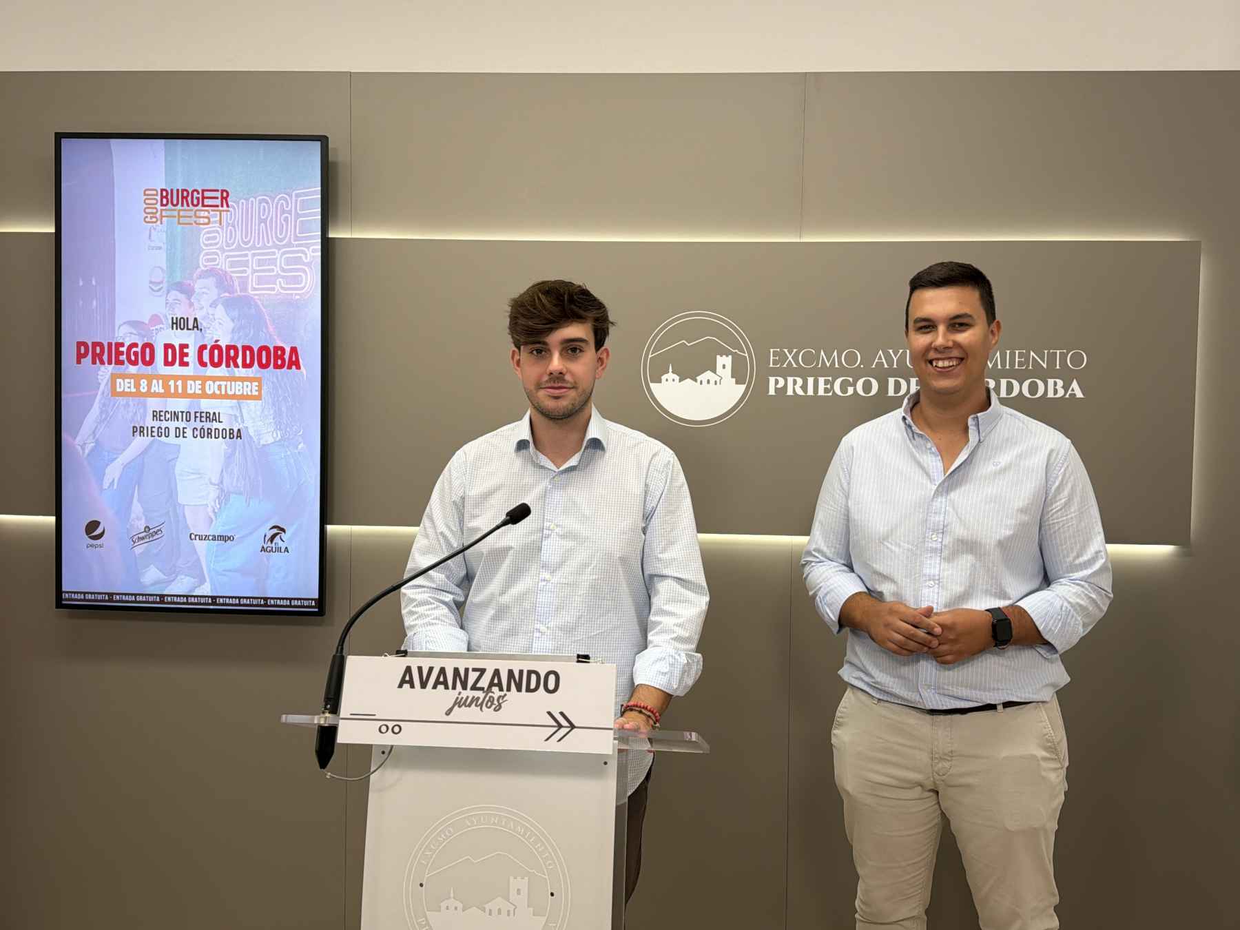Presentación de Good Burger Fest en el Ayuntamiento.