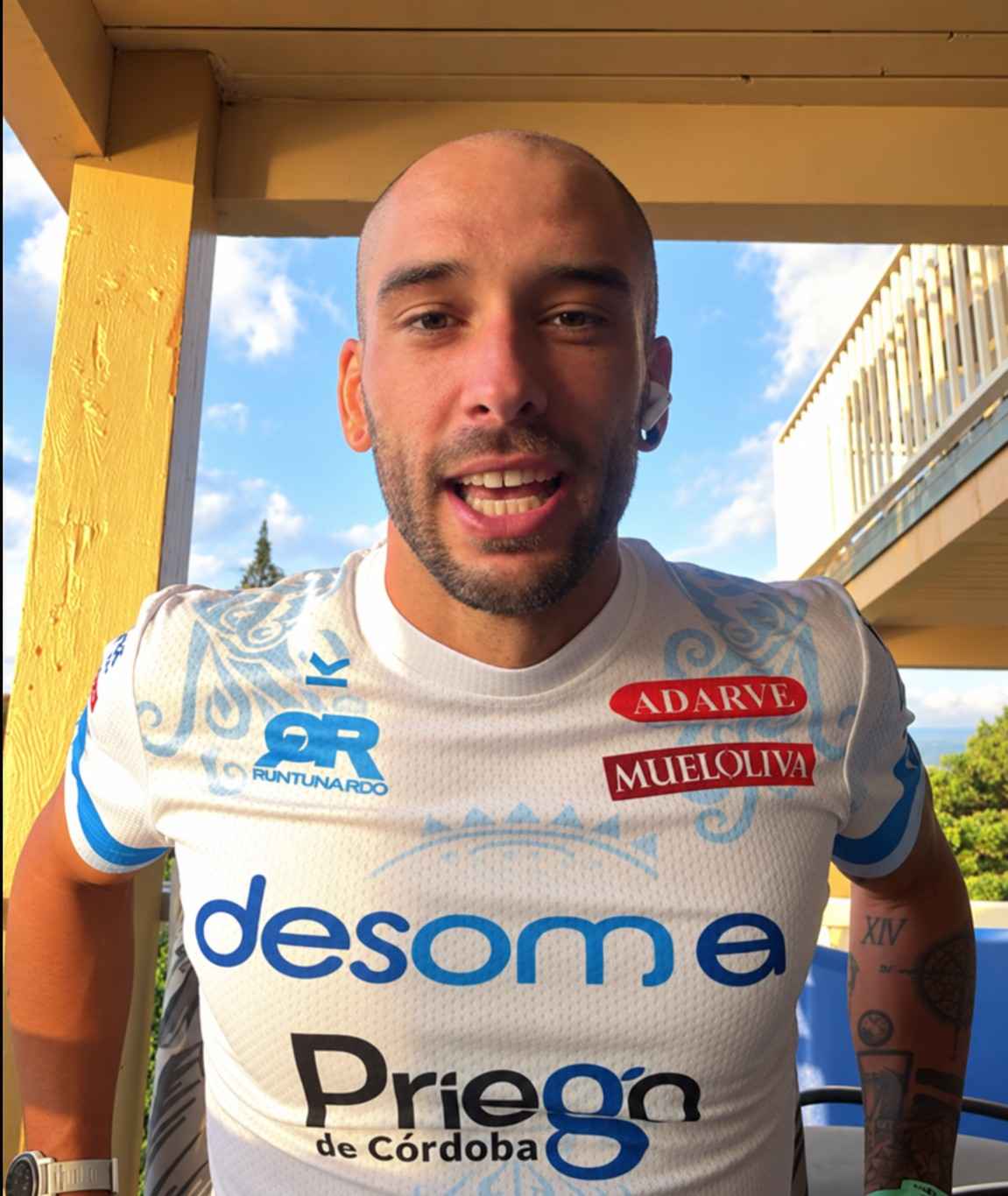Chema Jiménez, tras su participación en Kona.