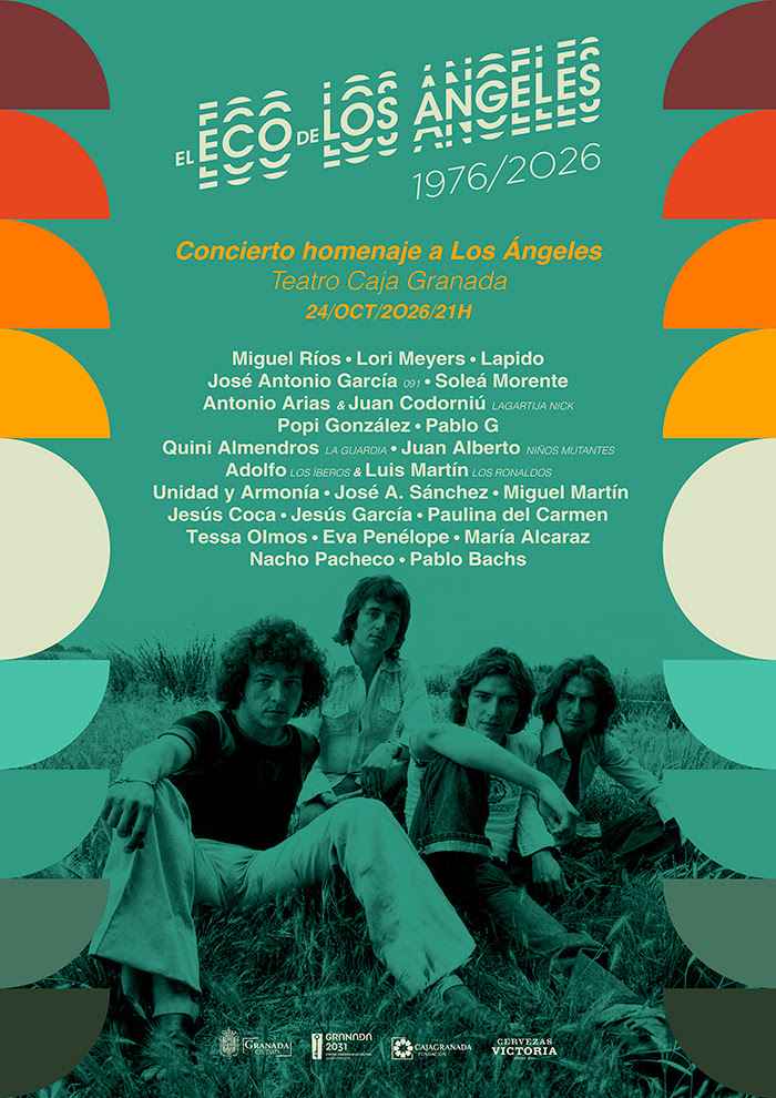 Cartel del concierto homenaje a Los Ángeles.
