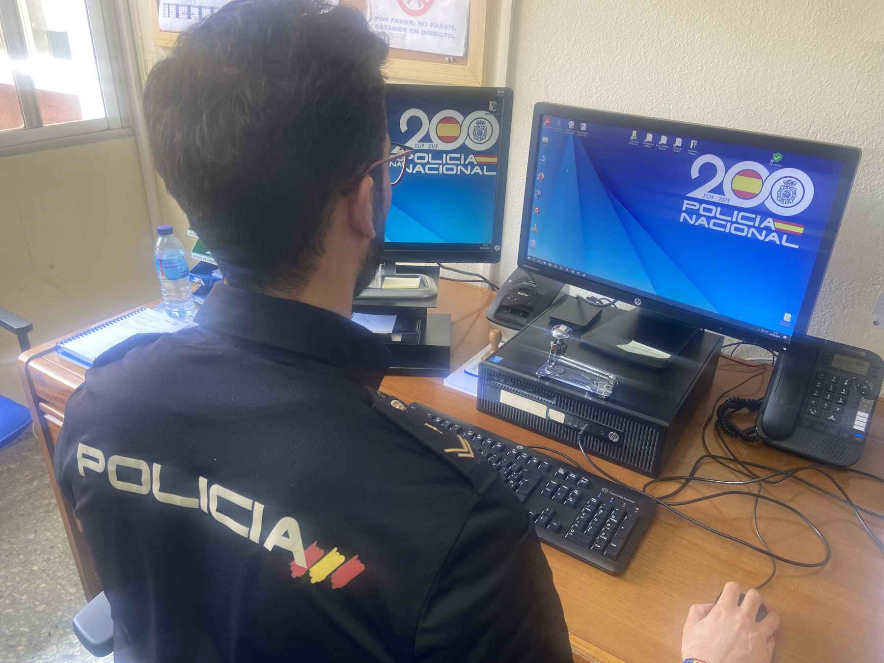 Un agente de la Policía Nacional, en una imagen de archivo.