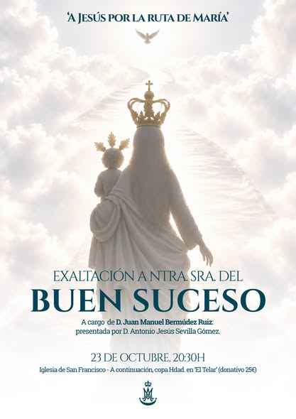 Cartel de las fiestas de la Virgen del Buen Suceso.