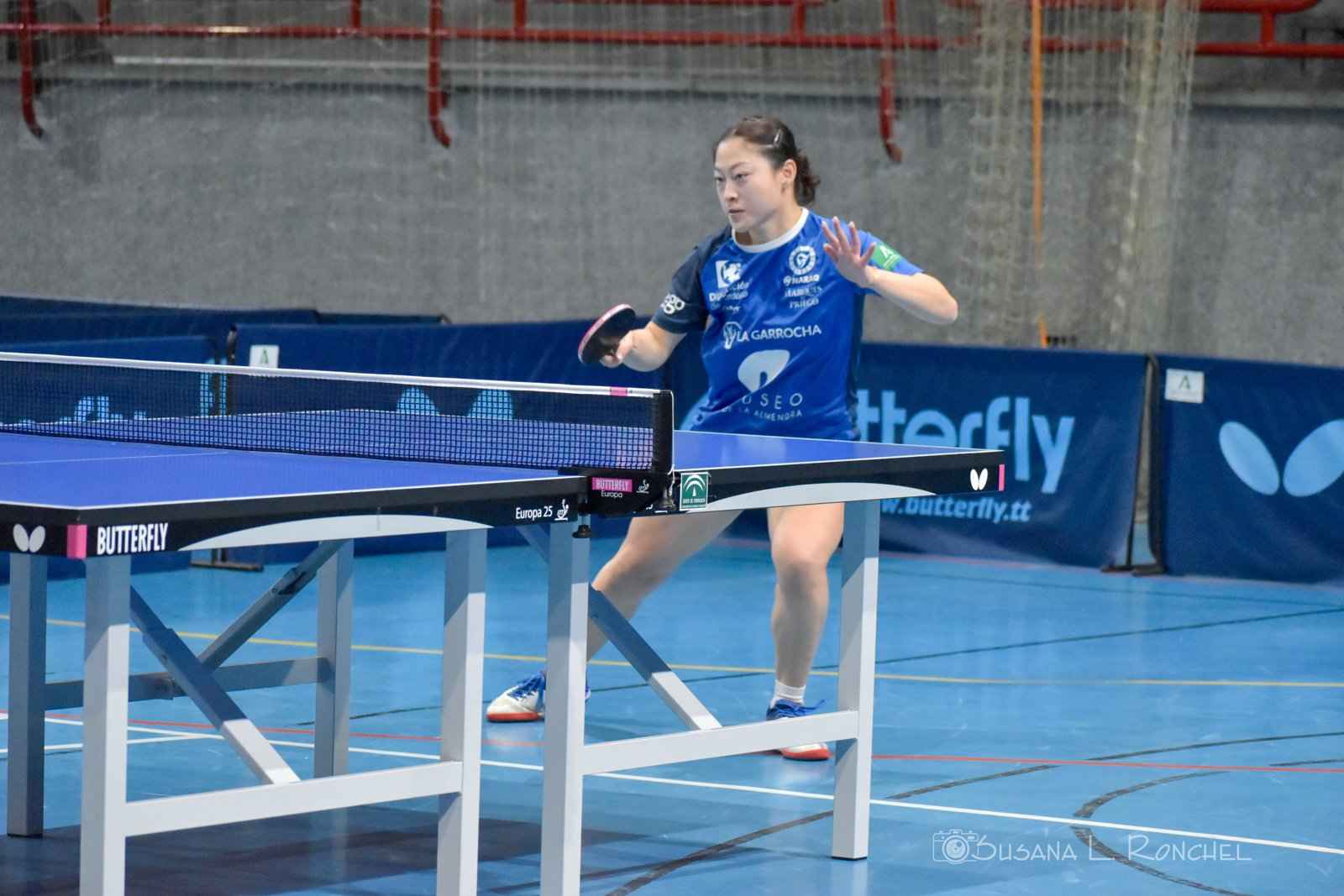 Jiaqi Meng, jugadora del equipo prieguense.
