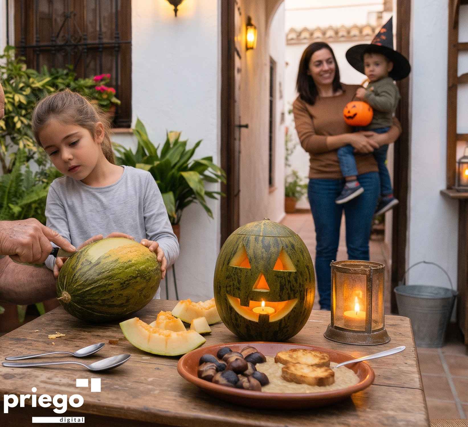 Farolillo de melón, gachas y castañas, tradiciones de Todos los Santos en la Subbética.