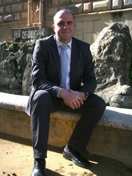 Delfín Moreno Luque, gerente de aguas de priego S.L. (Foto: Antonio J. Sobrados)