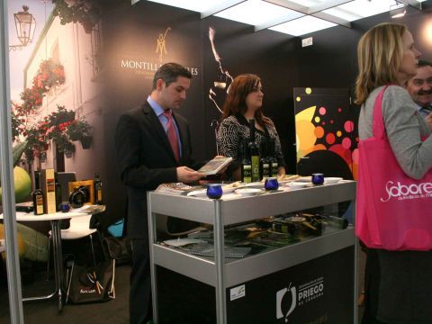 Vista del stand en la feria gastronómica Madrid Fusión. (Foto: Antonio J. Sobrados)