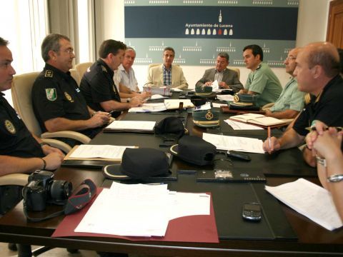 Junta Local de Seguridad en Lucena. (Foto: Cedida)