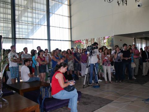 Alumnado asistente a la apertura de los seminarios. (Foto: Cedida)
