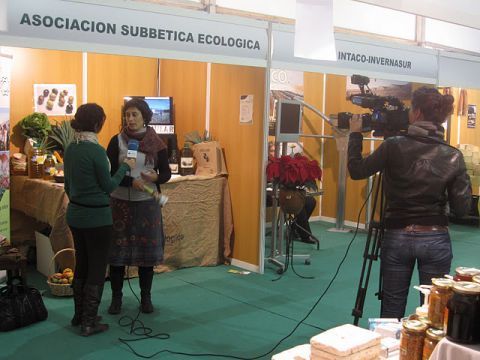 Stand de la asociación en la última edición de Expobética. (Foto: Subbética Ecológica)