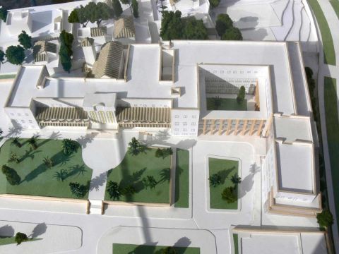 Maqueta del centro hospitalario. (Foto: Cedida)