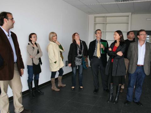 Imagen de la visita a las instalaciones. (Foto: Cedida)