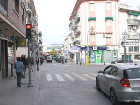 El tramo final de la calle San Marcos será el inicio de la rotonda prevista para esta zona. (Foto: R. Cobo)