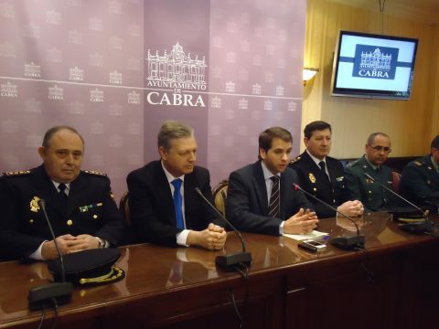 Primo Jurado y Priego en su comparecencia ante los medios. (Foto: J. Moreno)
