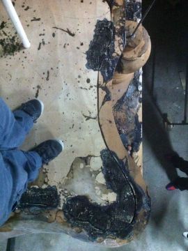 Detalle del efecto de las llamas en el trono. (Foto: Cedida)