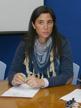 Cristina Casanueva, presidenta del Área de Urbanismo y Vivienda. (Foto: R. Cobo)