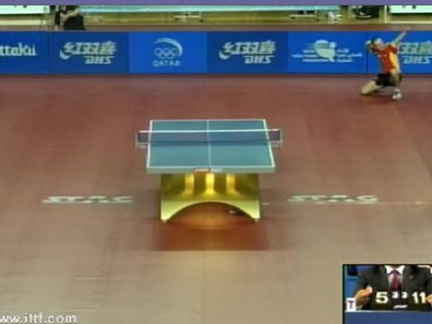 Así celebraba el prieguense su clasificación en el partido ante Drnkhall. (Foto: ITTF)