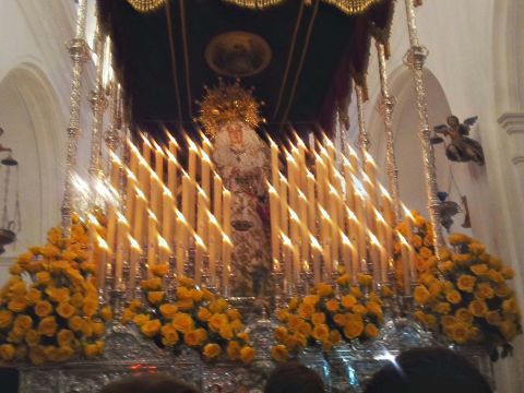 María Stma. de la Soledad Coronada. (Foto: Antonio J. Sobrados)