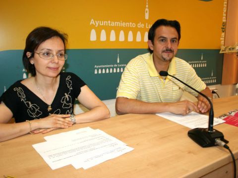 Mangas y Lara durante la comparecencia. (Foto: Cedida)