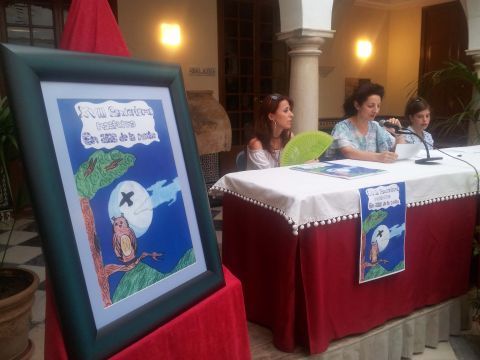 Imagen de la presentación del cartel del senderismo nocturno. (Foto: Antonio J. Sobrados)