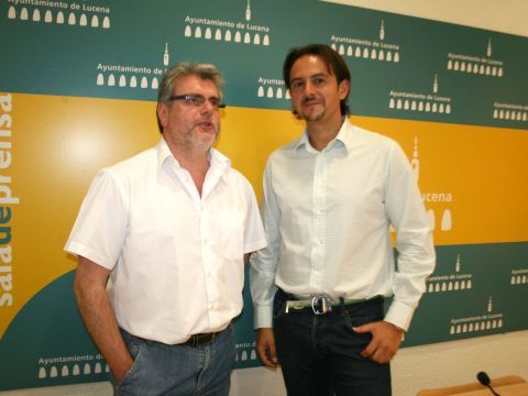 Carrillo y Lara tras la reunión. (Foto: Cedida)