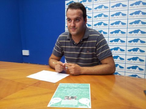Juan Ramón Valdivia, durante la presentación de las actividades. (Foto: Antonio J. Sobrados)