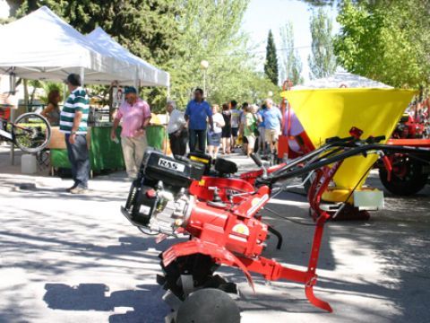 Una de las maquinarias que se exhiben en la presente edición de Agropriego. (Foto: R. Cobo)