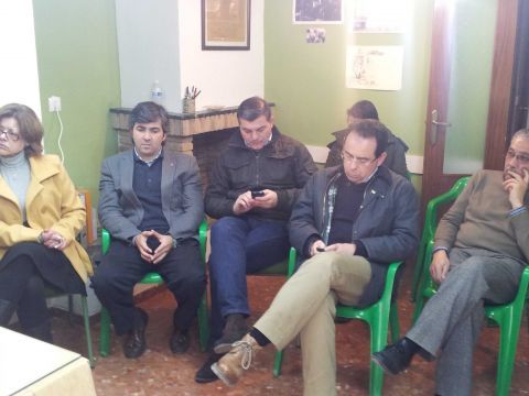 Algunos de los asistentes a la reunión. (Foto: Antonio J. Sobrados)