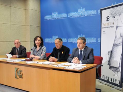 Presentación de esta nueva edición de la Cátedra en la sede de la Diputación. (Foto: Cedida)