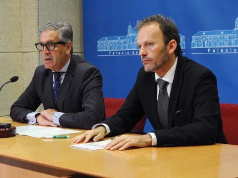 Pineda y Pino durante la presentación del certamen. (Foto: Cedida)