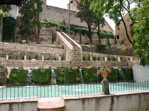 Vista panorámica del estanca y el Adarvillo, al fondo. (Foto: R. Cobo)