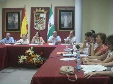 Imagen de la sesión plenaria celebrada ayer miércoles. (Foto: Antonio J. Sobrados)